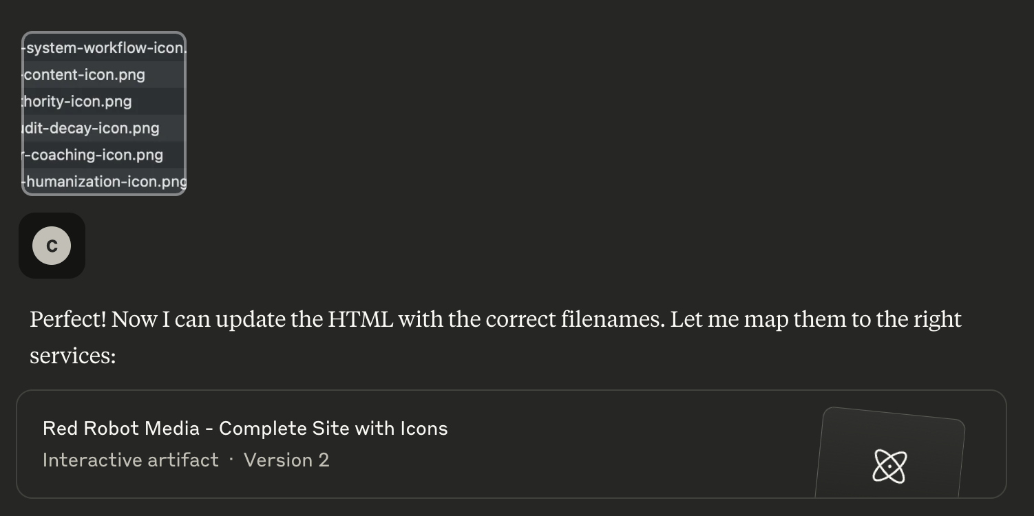 Providing image filenames to Claude