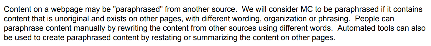 Screenshot from section 4.6.6 of the QRG