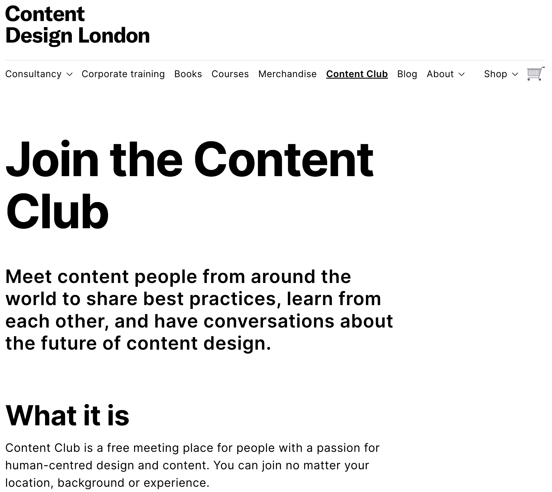 Content Club community