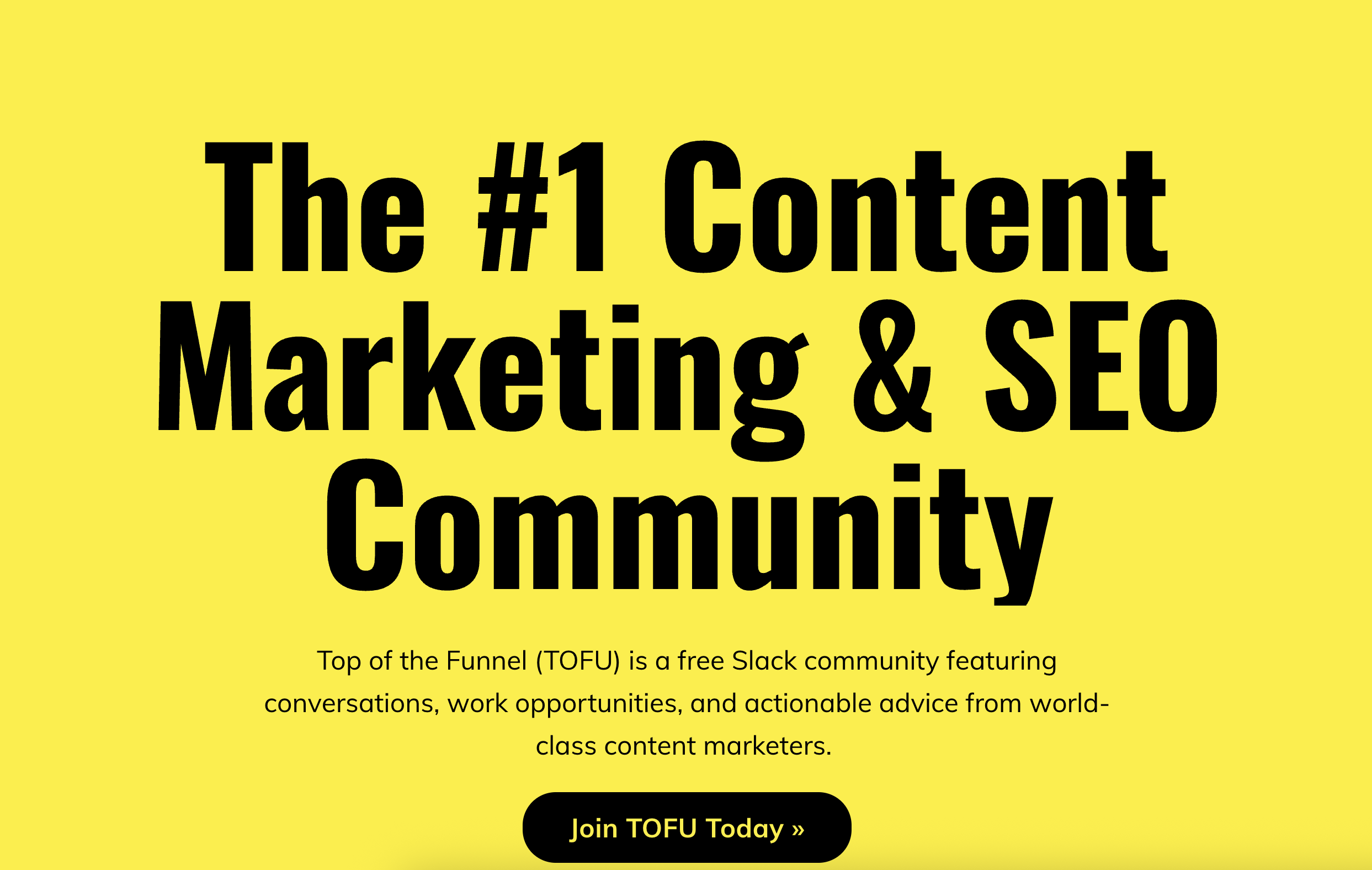 TOFU community
