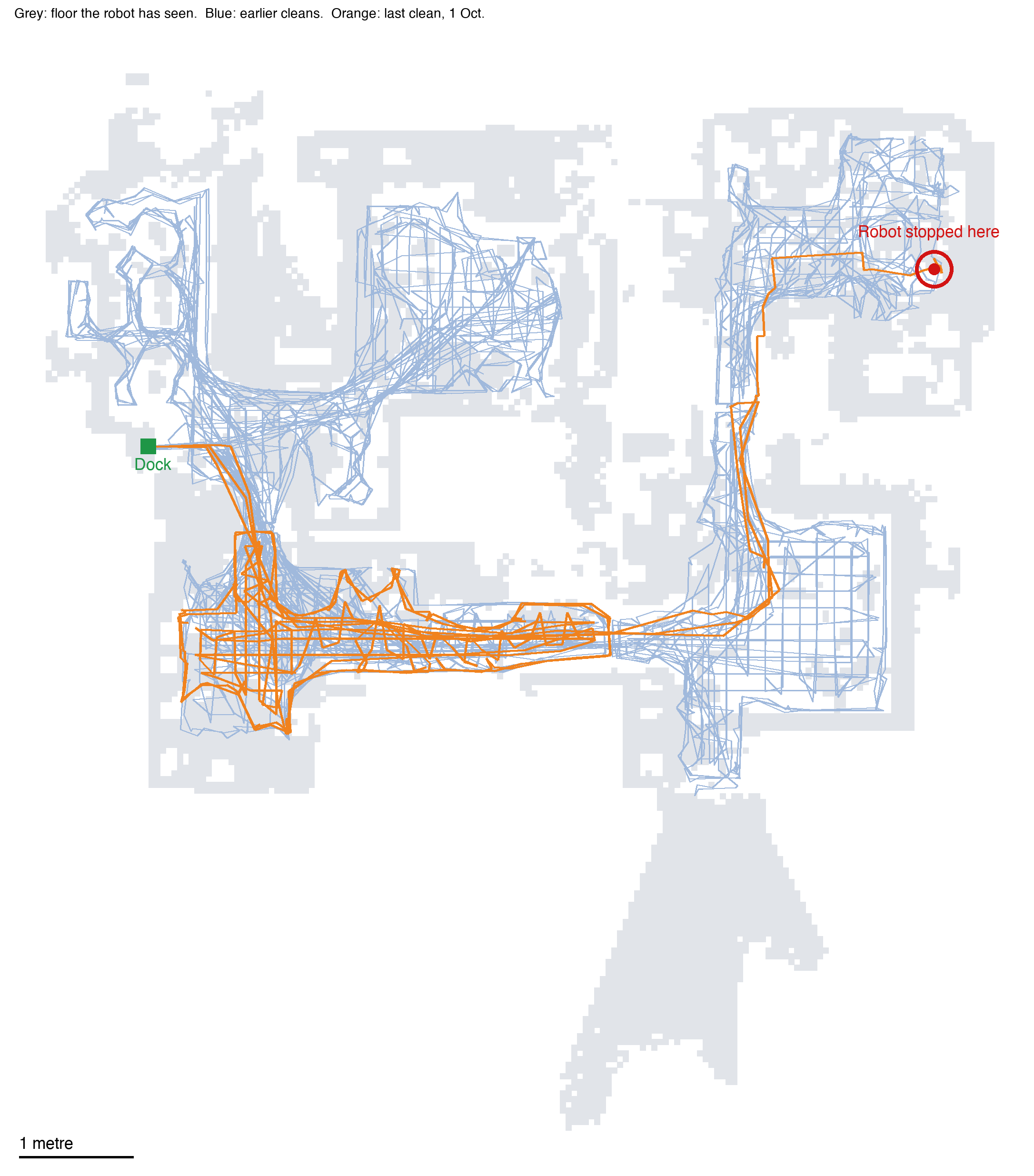 Claude mapping my previous cleans
